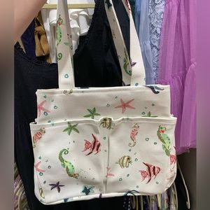 NWT Hill House Home Sea Creatures Market Tote